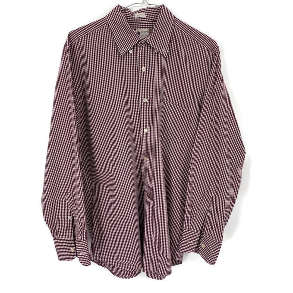 J. Crew Tailored Fit Checked Long Sleeve Shirt